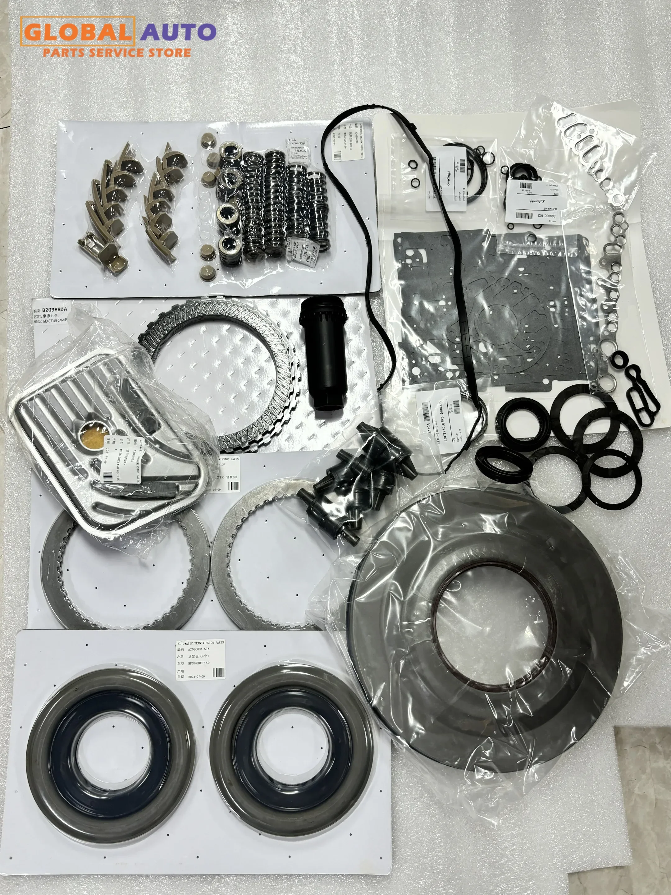 Комплект прокладок для ремонта трансмиссии MPS6 6DCT450 подходит FORD Volve