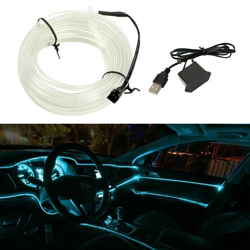 

Universal Cold LED Light Strip Strip Light Auto Atmosphere Lamp Decoration