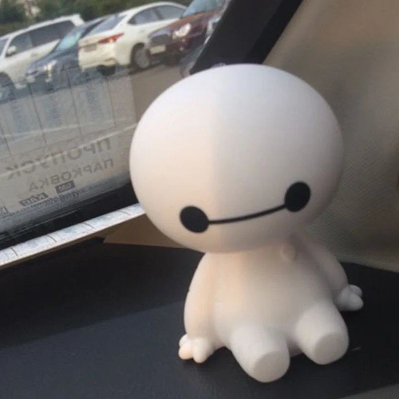 Мультяшный робот Baymax Тряска головой фигурка автомобиля украшения для интерьера