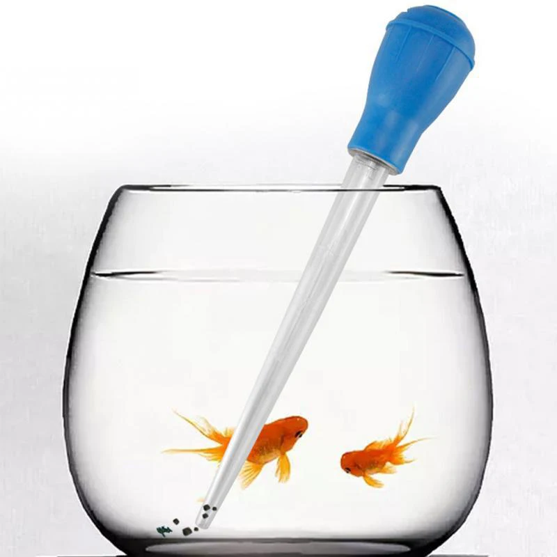 

Fish tank straw aquarium cleaning tool manual filter pump liquid measuring 28cm