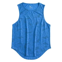 fitness vest arc hem comfy slim o neck quick drying summer vest running vest tee shirt