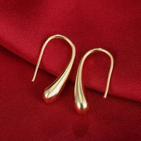 hot sale 925 silver stud earrings raindrop earrings piercing for women 2022 jewellery luxury gift color silver black rose gold