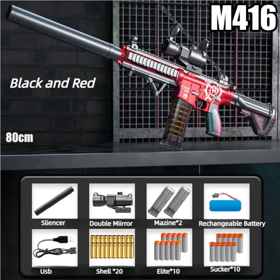 Пневматическая игрушечная винтовка BraveTac Страйкбольное Оружие M416 игрушечный
