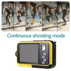 48 МП Подводная Водонепроницаемая цифровая камера с двойным экраном Full HD 2,7 K видеокамера точка и съемка цифровая камера ЖК-дисплеи