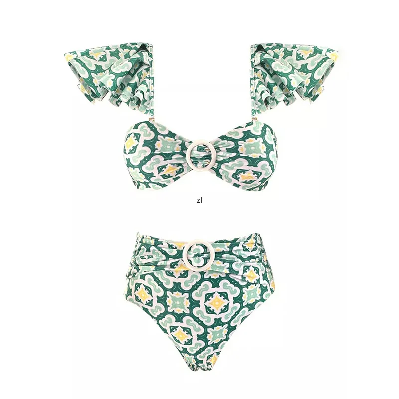 3 Piece Sets Swimsuit Vintage Women Designer Bathing Suit Beach Dress Cover Up Luxury Swimwear Surf Wear 2023 Summer Beachwear