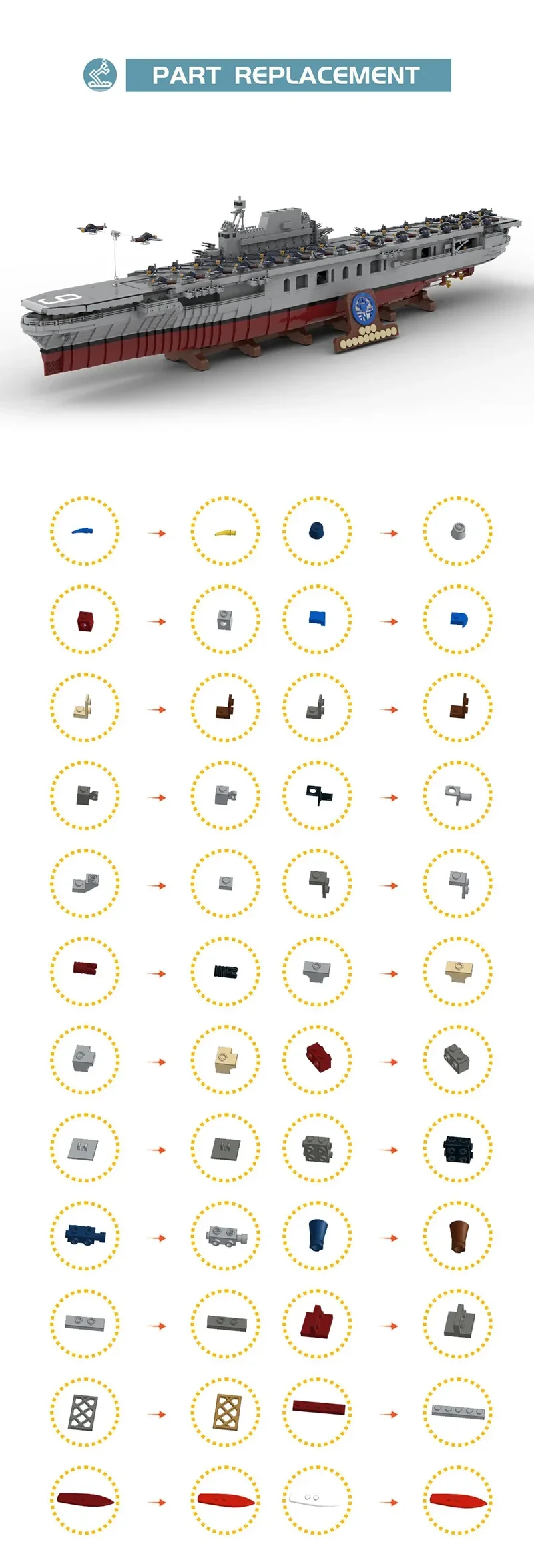 BuildMoc строительные блоки для строительства американского стандарта военный