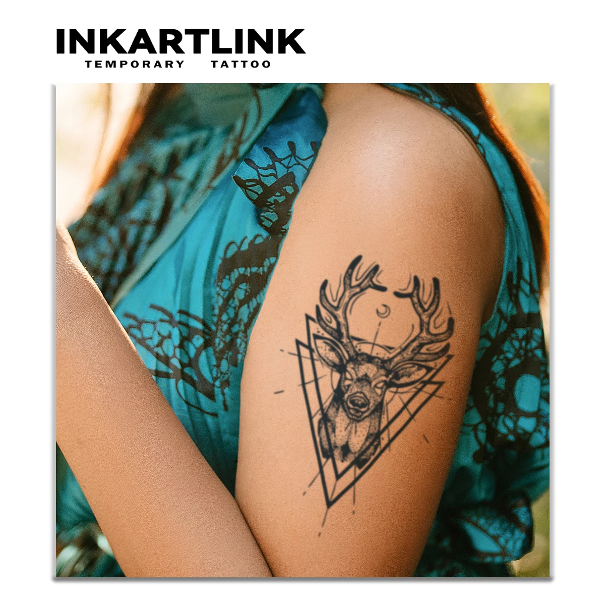 God Fisk Image Временная Татуировка Водонепроницаемая Волшебный Дизайн Искусственная