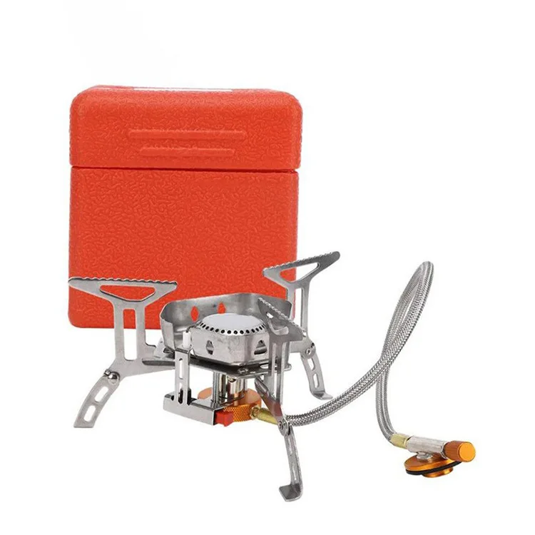

Outdoor stoves Split stove head Camping cookout equipment windproof camping stove head folding gas stove