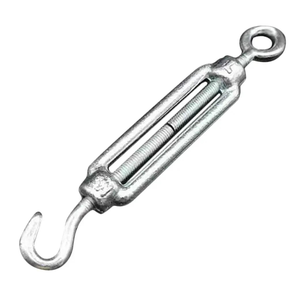 

0.63'' TURNBUCKLE 316 Stainless Steel Hook & Eye Turnbuckle Hook Wire Silver