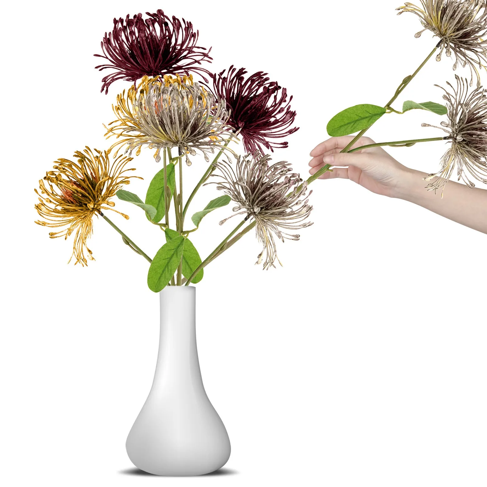 

Flowers Decoration Plant Festival Home Wedding Plant Artificial Leaves Branches Home Decor
