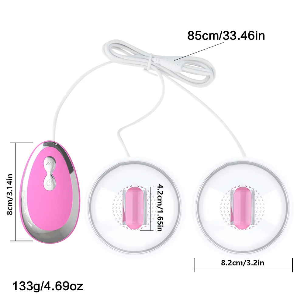 20 режимов стимуляция сосков лизание вибратор увеличение груди мастурбатор Грудь