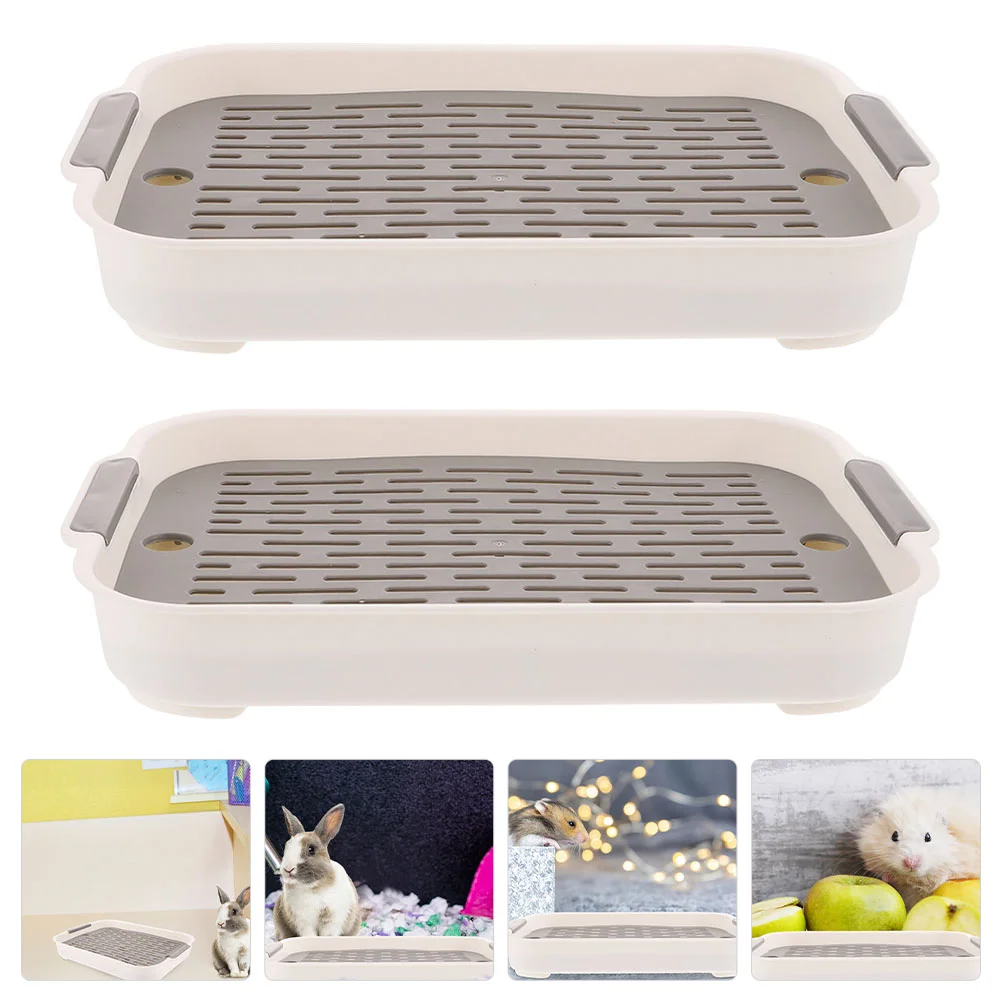 

Toilet Box Litter Potty Rabbit Pet Trainer Corner Bunny Small Hamster Detachable Guinea Animal Cage Ferret Training