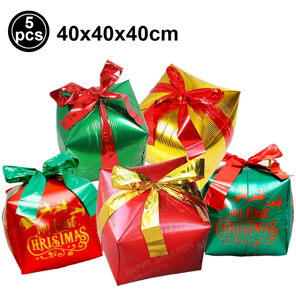 

Рождественские фольгированные шары Санта-Снеговик