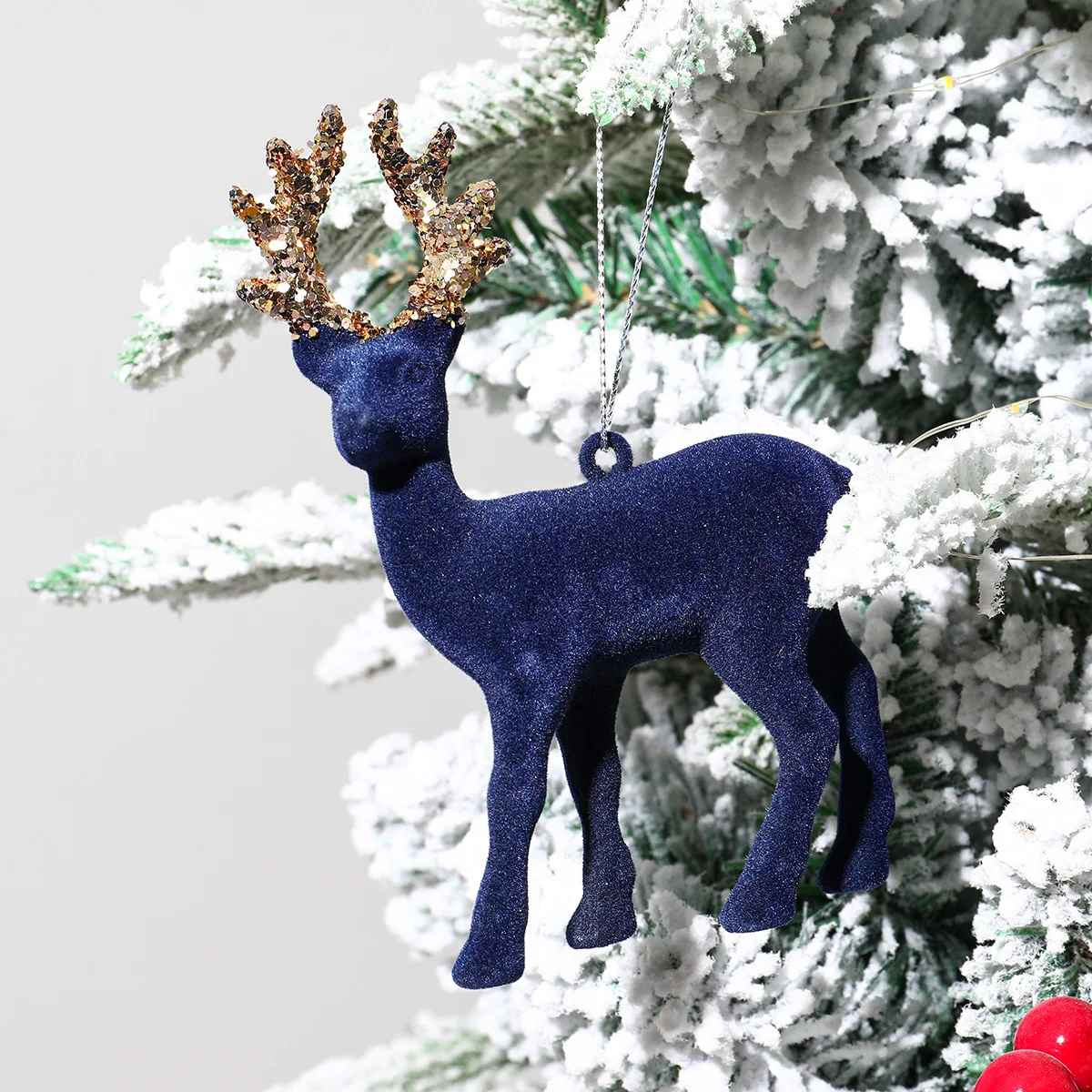 Рождественское искусственное украшение в виде оленя на Рождество 2024 Новый год 2025