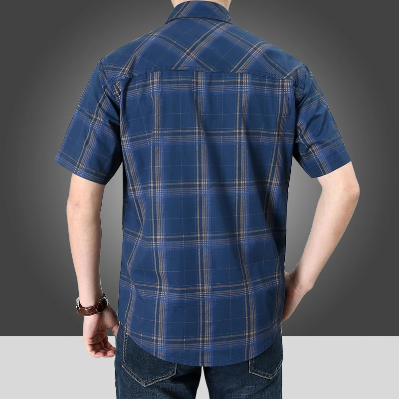 Shirts For Men Fashion Short Sleeve Casual Male Shirt Man Summer Men's Clothes Cotton Large Size Men's Camisa Masculina Hot Sale