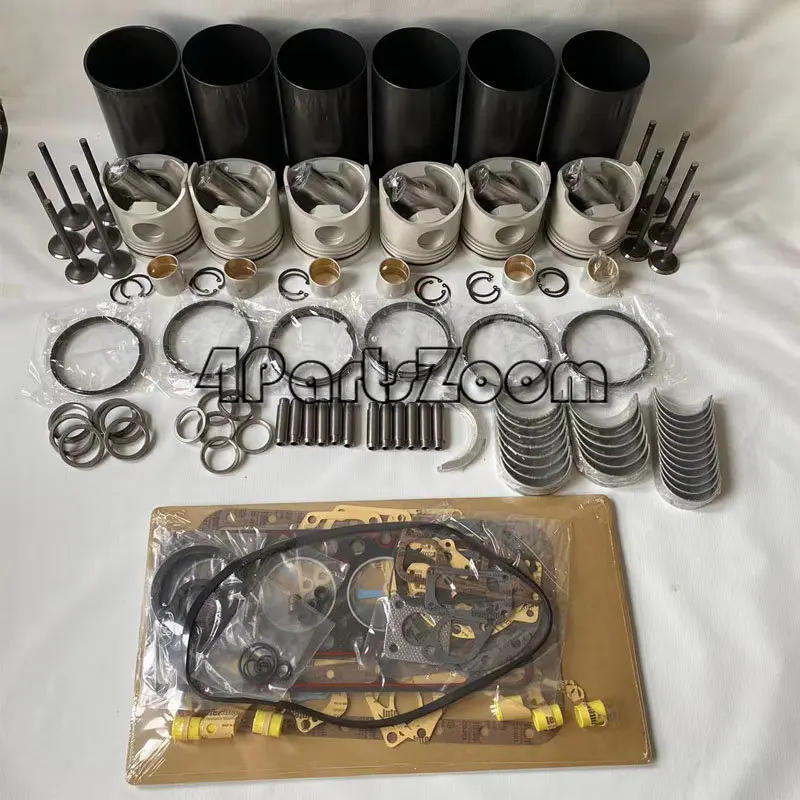 

Overhaul Rebuild Kit 6164312121 6164-31-2121 for Komatsu Loader WA700-1 Diesel Engine S6D170 SA6D170-1