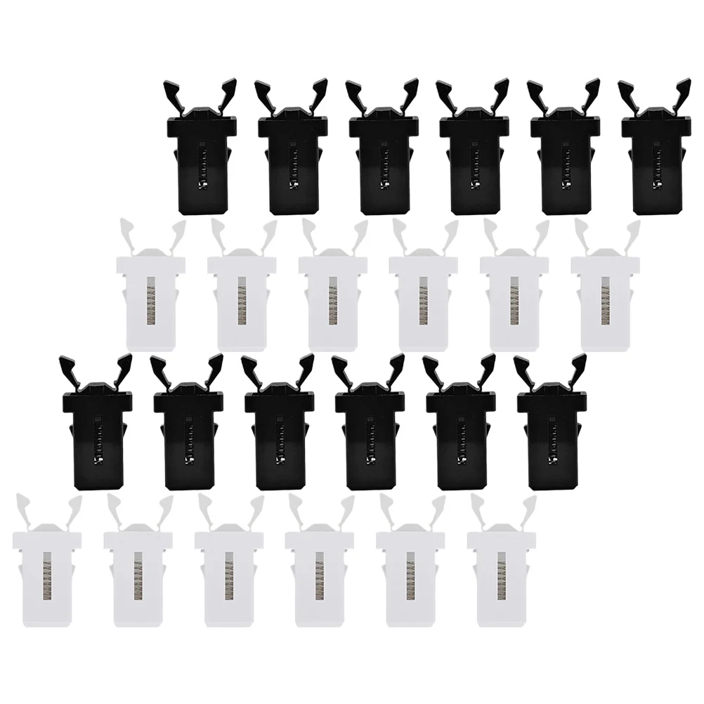 

24 Pcs Accessories Trash Can Buckle Touch Top Lid Bin Latch Plastic Garbage Lock Parts