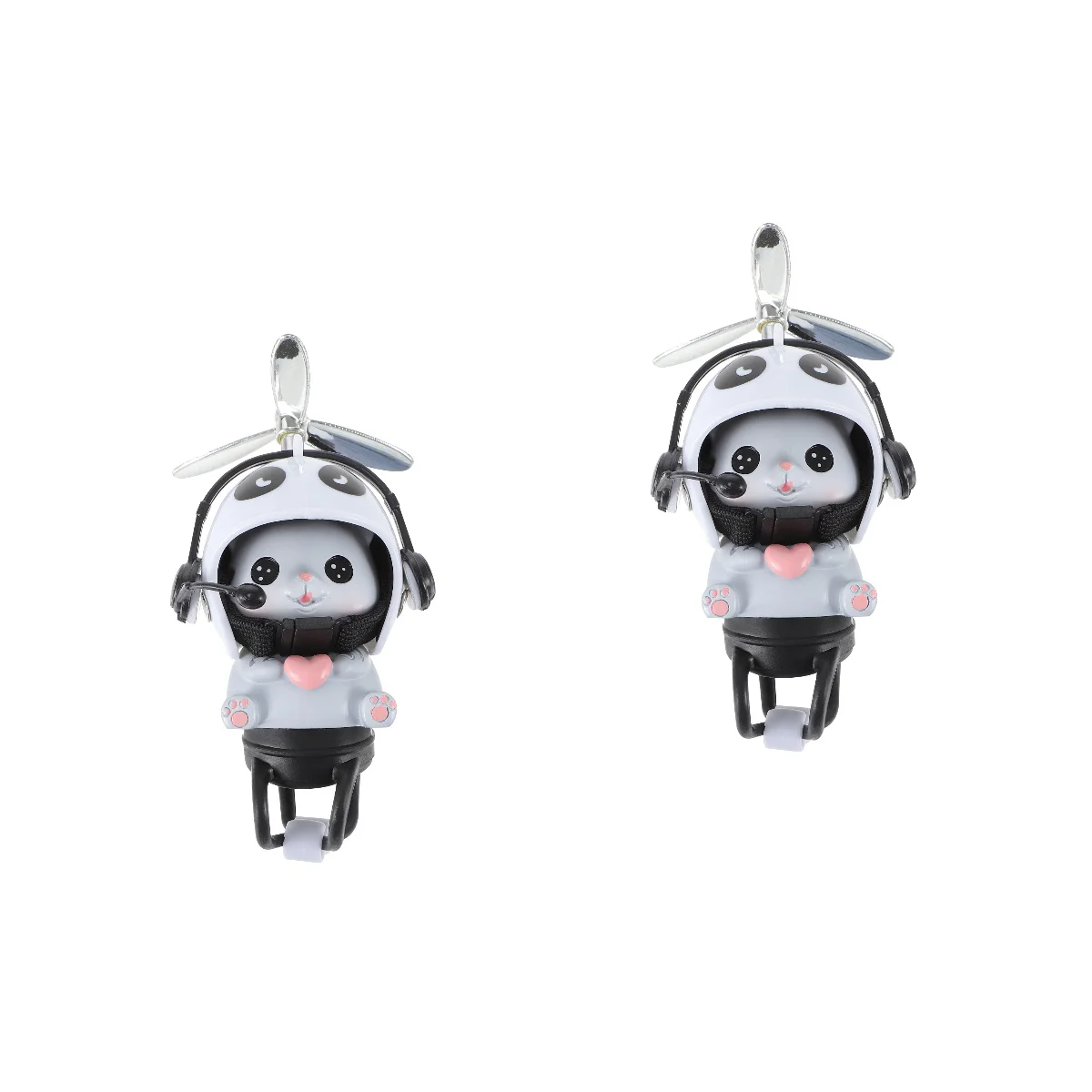 

Bike Motorcycle Cat Car Accessories Decoration Bell Dashboard Bells Toy Ornaments Kids Handlebar Withhorn Scooter Figurines