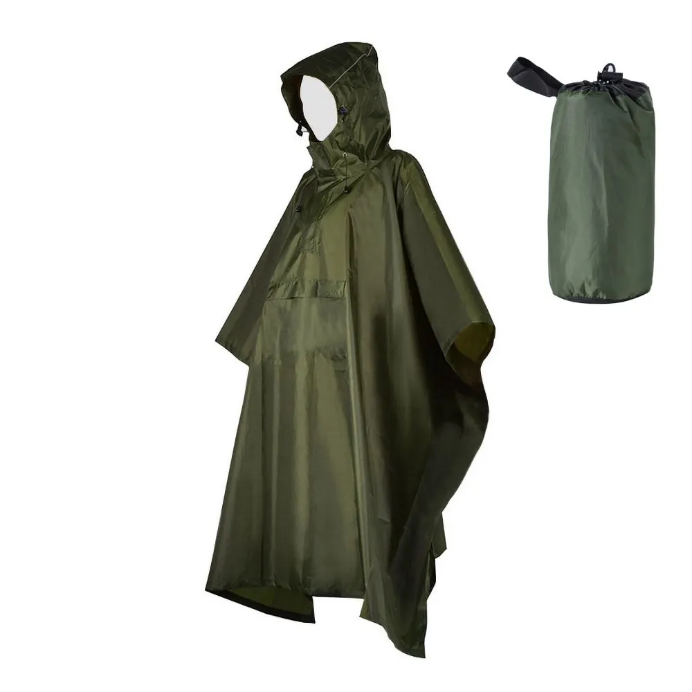 

Men Women Reusable Hooded Hiking Waterproof Raincoat Jacket for Outdoor Activities Equipments