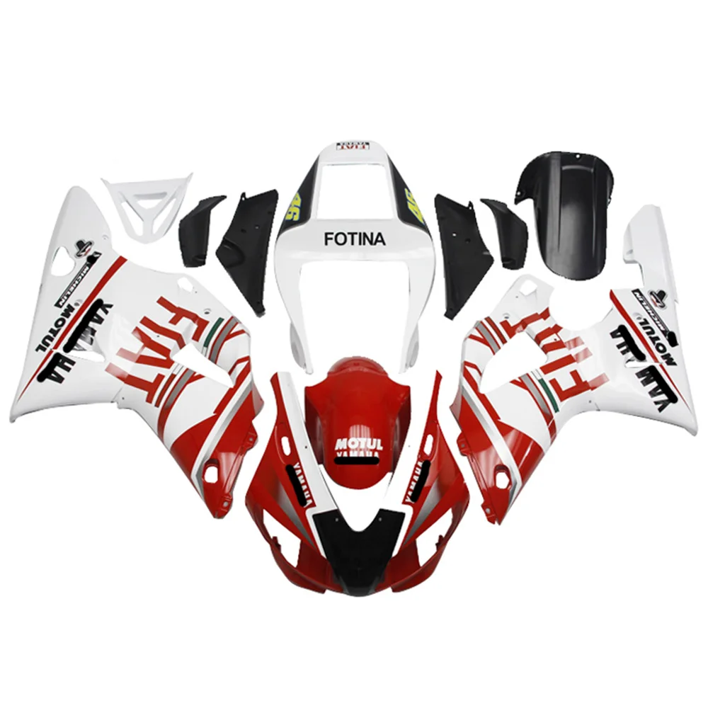 

New ABS Whole Motorcycle Fairings Kits For Yamaha R1 YZFR1 YZF1000 YZF-R1 1998 1999 Injection Bodywork Accessories Black