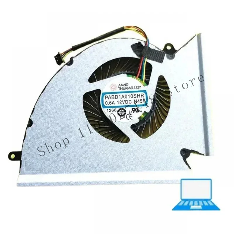 WYORESY PABD1A010SHL PABD1A010SHR N452 N451 Новый охлаждающий вентилятор для процессора MSI GP76 GE76 WE76