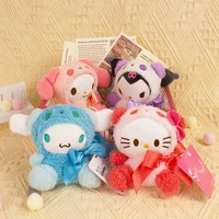 kawaii sanrio cinnamoroll hello kitty cat new cartoon plush toys plush dolls stuffed anime stuffed for girls kids birthday gifts