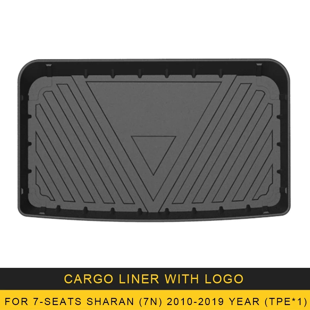 

Для VW Volkswagen Sharan 7N 2010-2021 автомобильный грузовой вкладыш всепогодная TPE Нескользящие коврики в багажник поднос для багажника ковер аксессуары для интерьера