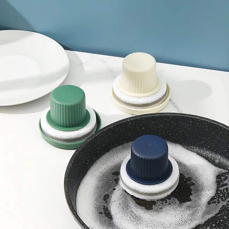 

Self-designed Tray Sponge Brush Wash Basin Sink Cleaning Brush Bathroom Sink Wash Pot Brush Table Top Brush Cleaner