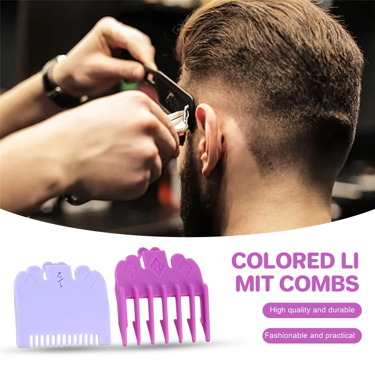 2 шт./компл. направляющая для машинки стрижки волос расческа-триммер бороды