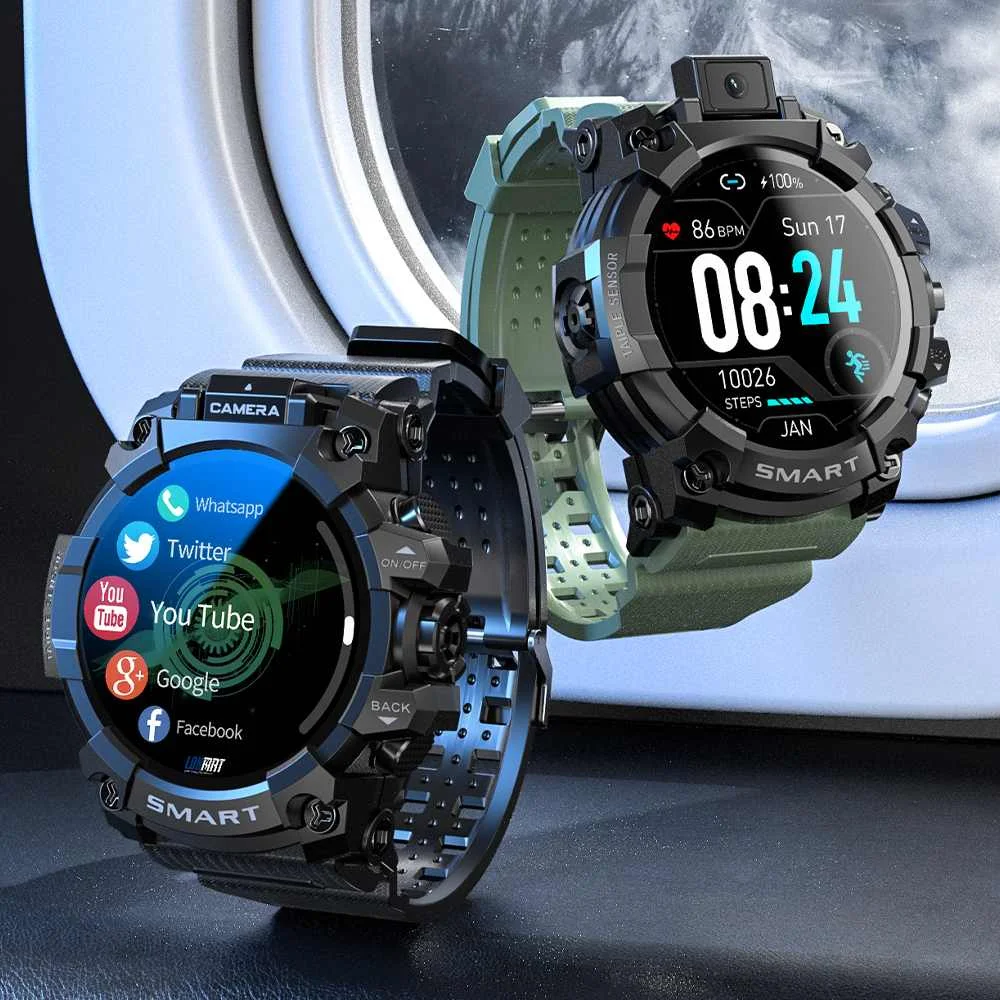 

LOKMAT APPLLP 6 android smart watch 4G+64G 4G-LTE Smart Watch Phone GPS+Beidou Android 9.0 Support Google Play with 5MP Camera