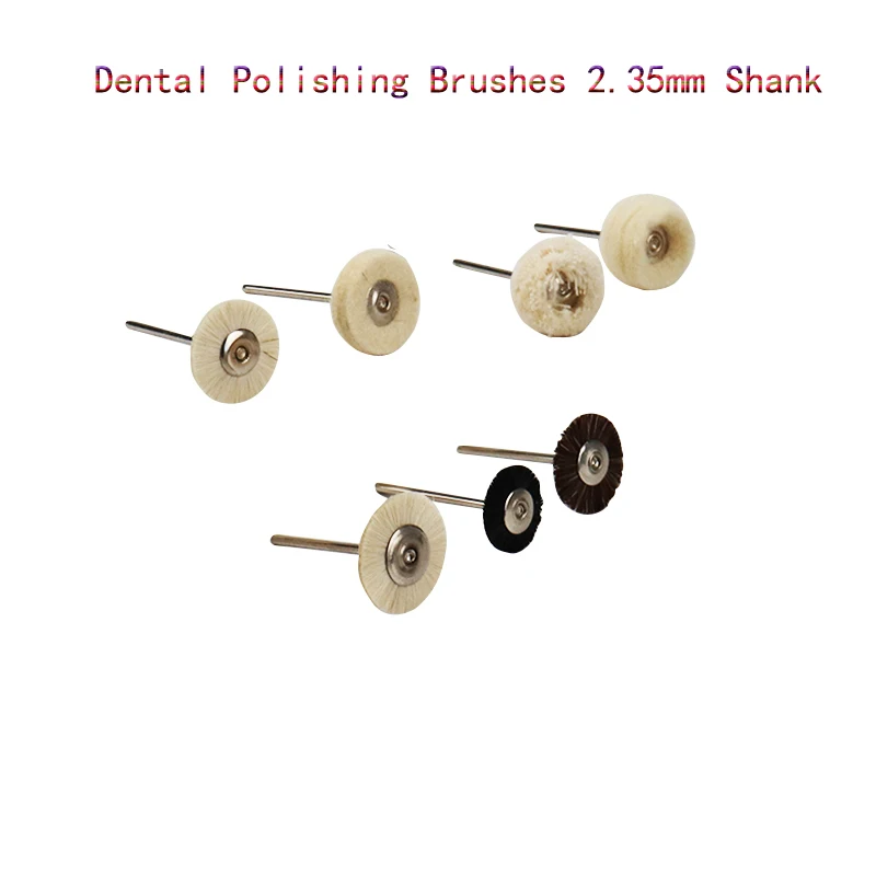 Щётка для полировки зубов хвостовик 2 35 мм 10 шт