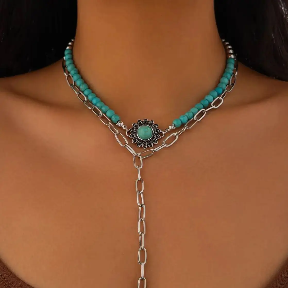 Ingemark Ожерелье с подвеской синего цвета |