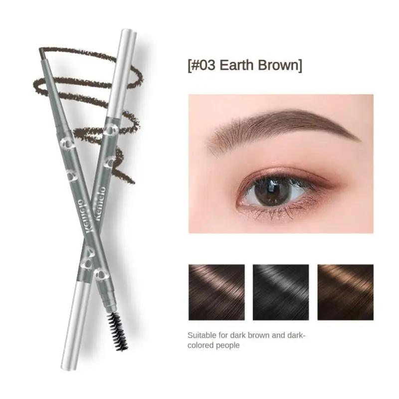 

5 Colors Eyebrow Cosmetics Pencil Waterproof Double-headed Eyebrow Tattoo Natural Long Lasting Makeup Paint Eyebrow Pencil New