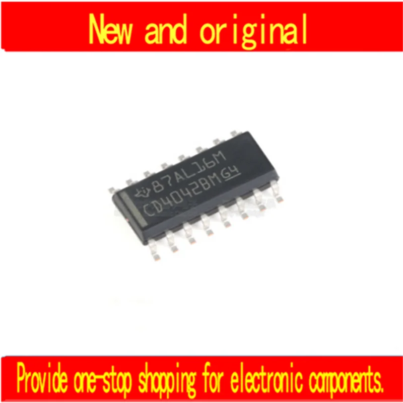 

Набор микросхем CD4042BDR CD4042 SOP16, 100% новый и оригинальный, 10 шт./партия