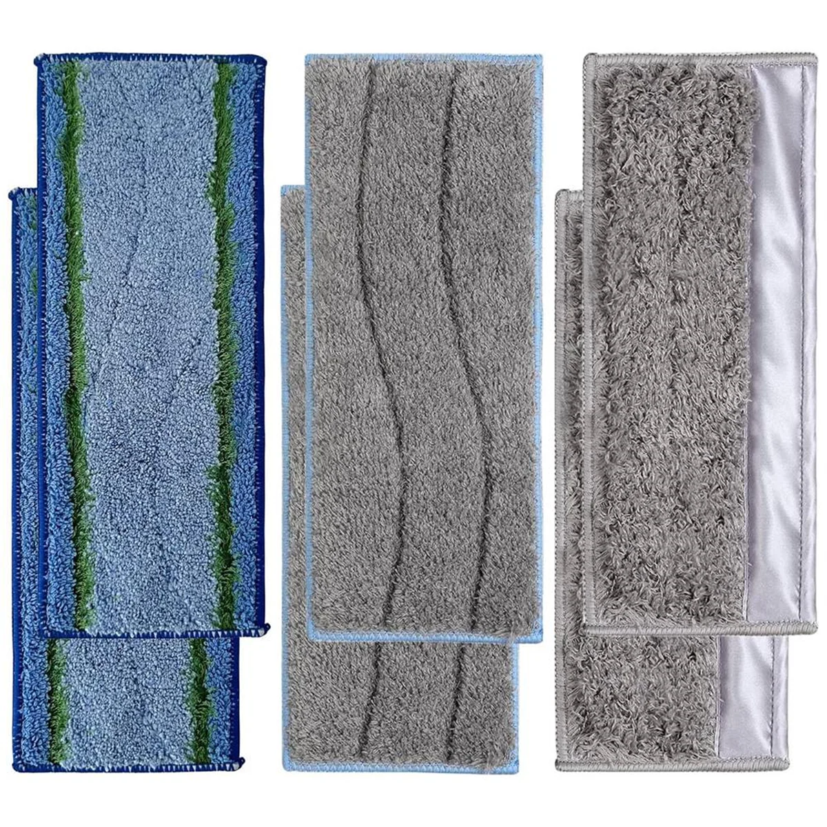 Комплект из 6 съемных подушечек для швабры робота серии iRobot Braava Jet M6 обновленные