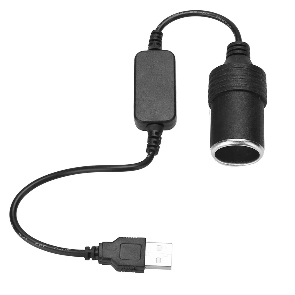 

Adapter Cable Car Cigarette Lighter Car Male To Female PVC Replacement