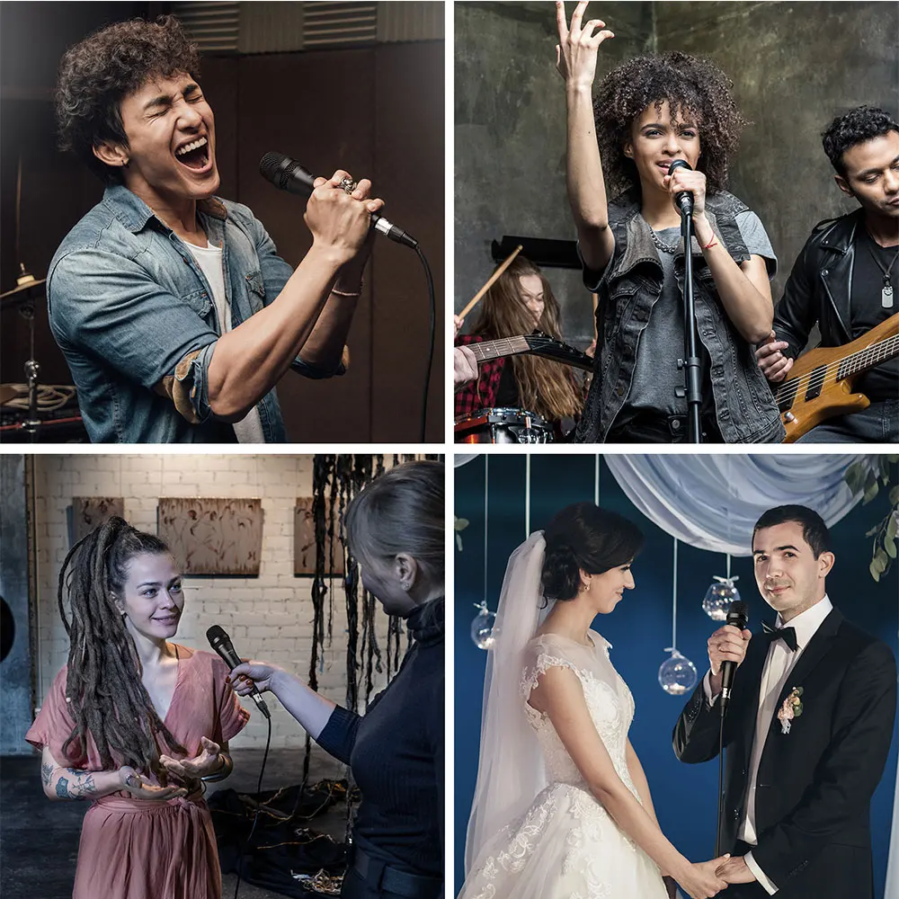 Проводной динамический микрофон Oneodio для домашней и студийной записи ручной