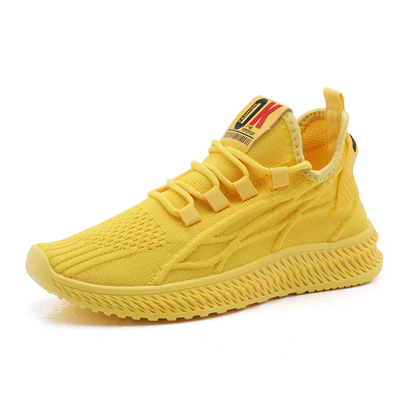 

Mesh Yellow Ladies Shoes Woman Fashion Spring Female Sneakers Women Shoes Korean Lace Up Red Black Casual Shoes Breathable 2022
