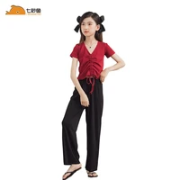 kid clothes girls 2022 summer fashion outfit desiger top wide leg trousers 4 5 6 8 10 12 14 years sets