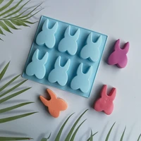 6 hole tooth silicone mold chocolate fondant cake mould 3d tooth shaped mold cake bakeware biscuit candy ice cube soap diy tool