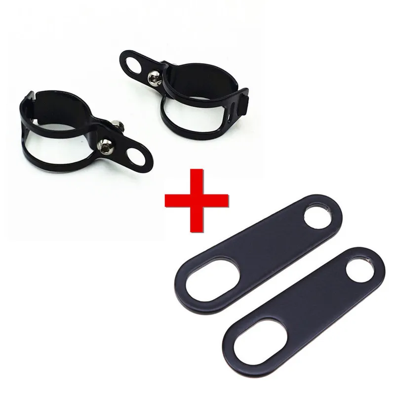 

Motorbike TURN SIGNAL Relocater Holder Fork Clamps + Shock Bracket For Cafe Racer CB