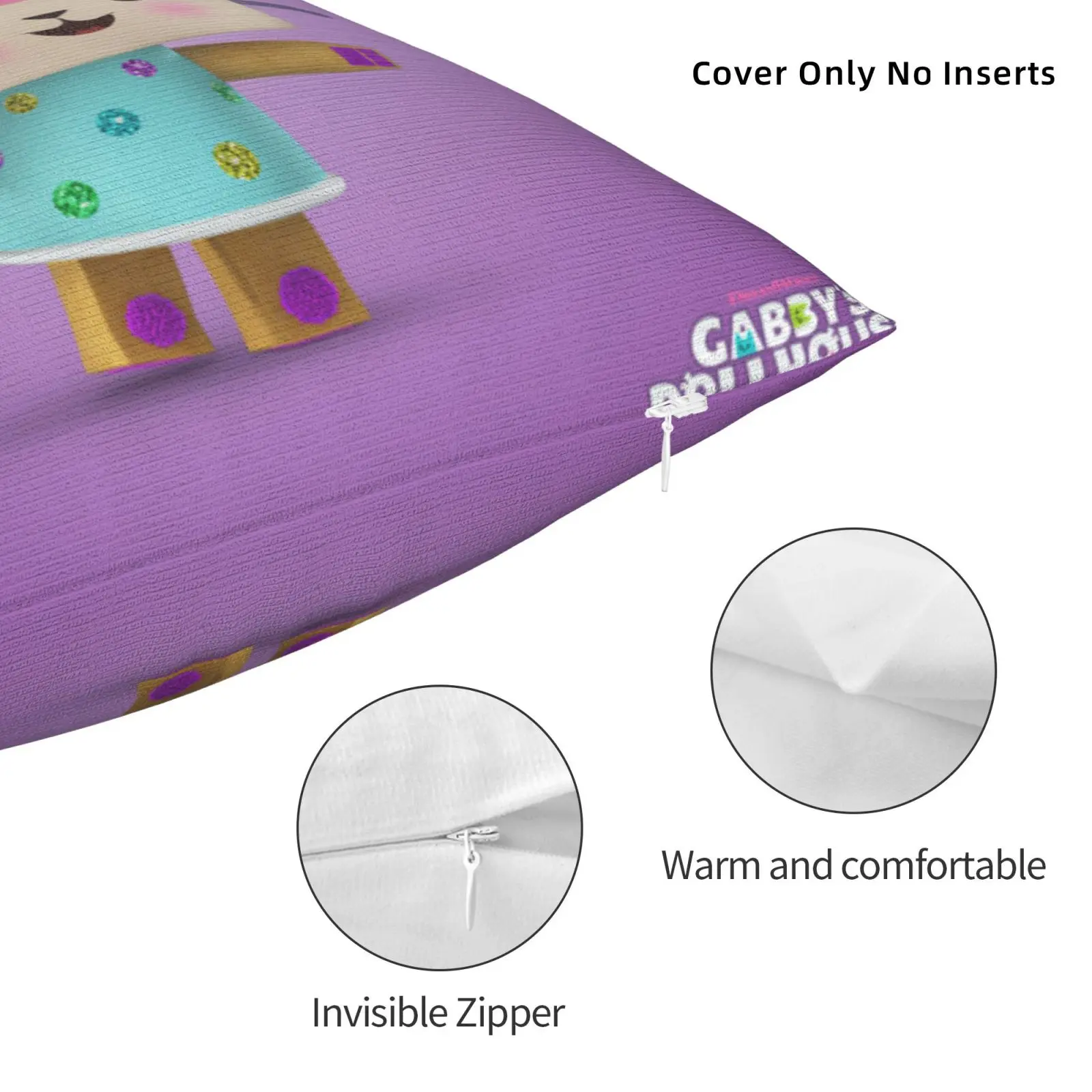 Чехол Gabbys для кукольного домика 6 дюймов летняя женская Подушка милые аксессуары