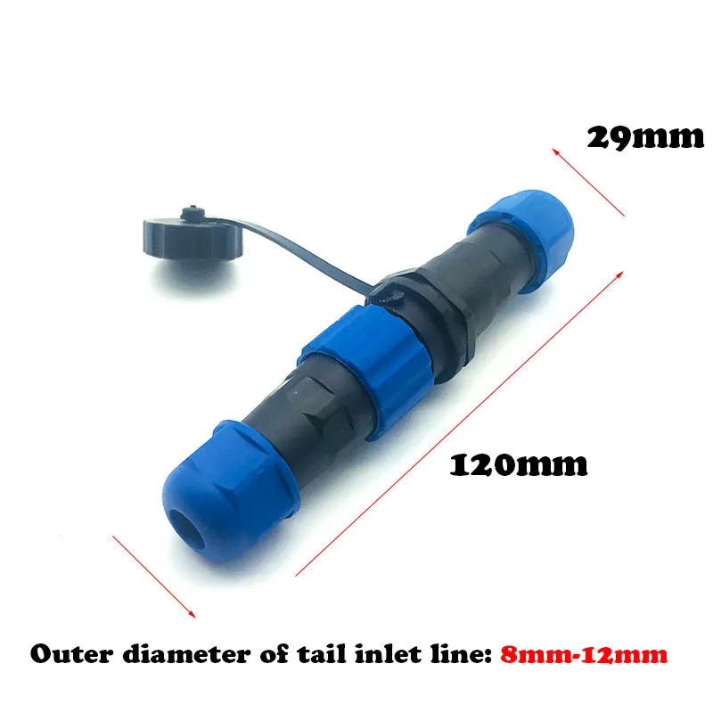 

SD20 IP68 waterproof aviation plug socket connector male and female butt nut connector Waterproof air plug socket connector