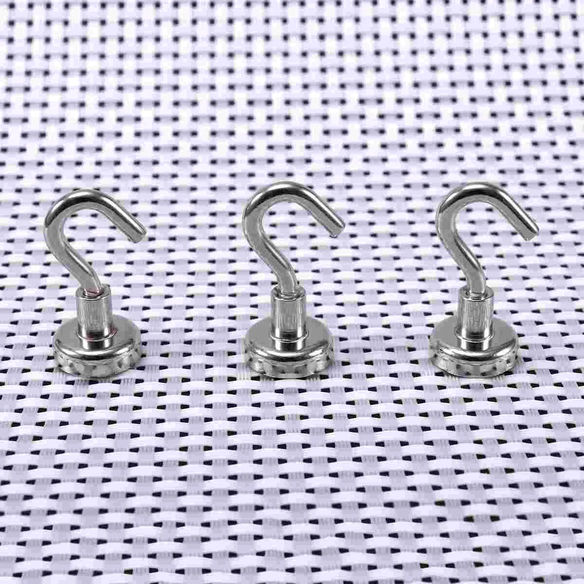 

Magnetic Hooks Heavy Duty Magnet Hooks Cruise Grill Towel Hanging Hook for Kitchen Bathroom Garage Lockers Office 6pcs