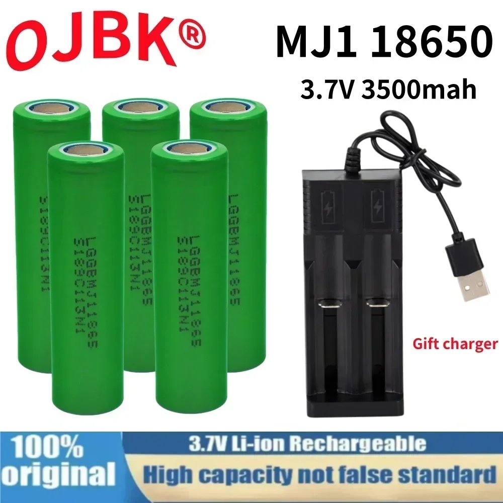Совершенно новый оригинальный 18650 3 7 В 3500 мАч 10 А мощная литиевая батарея блок
