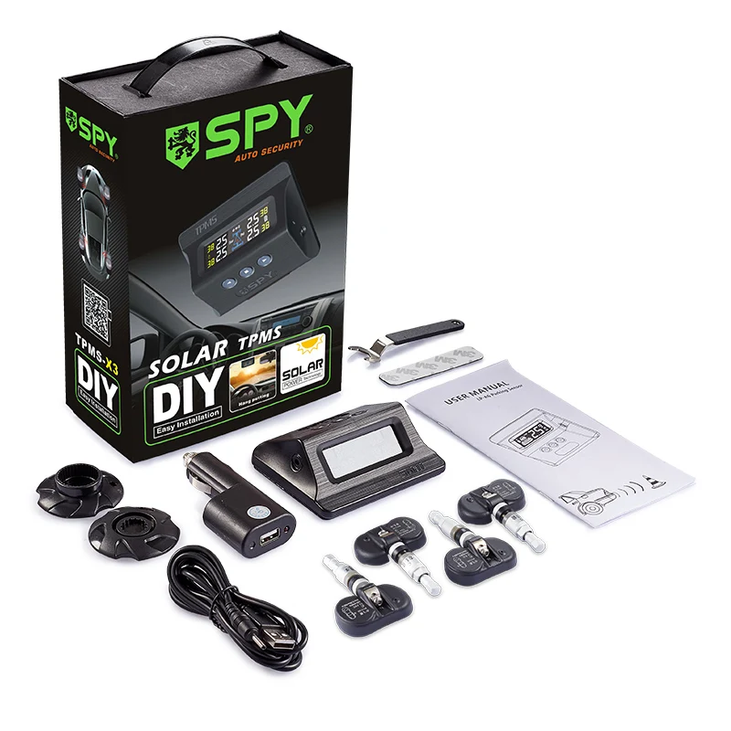 Фото Универсальный диагностический инструмент для автомобилей SPY Датчик TPMS 315 МГц Программируемый цифровой накачиватель шин 433 МГц Батарея Датчик TPMS №1