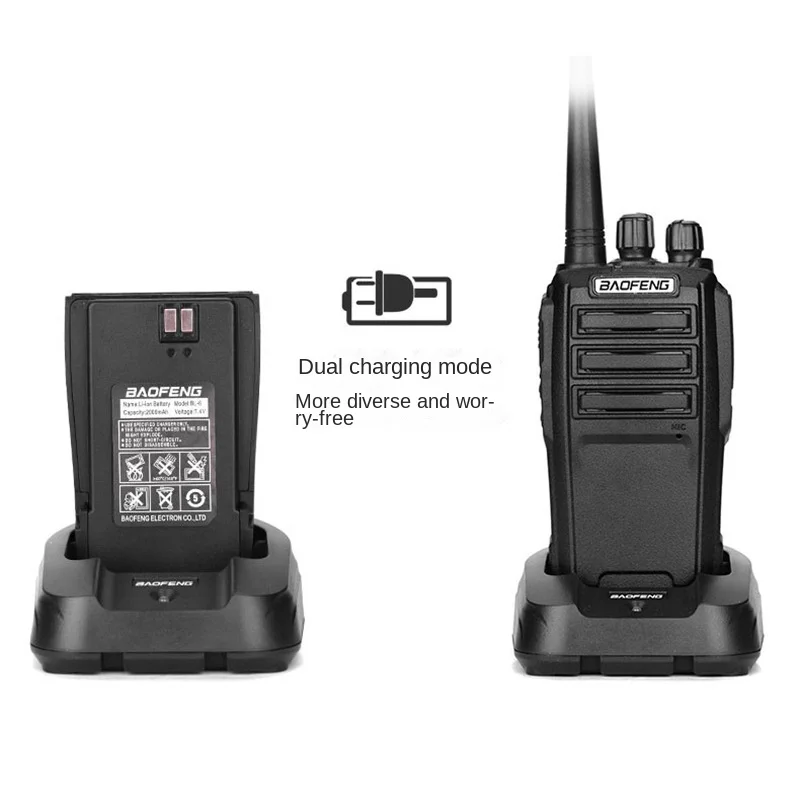 BAOFENG Walkie-talkie UV-6D Is Suitable for 8 Watt U-section Frequency In Outdoor Site Mines.