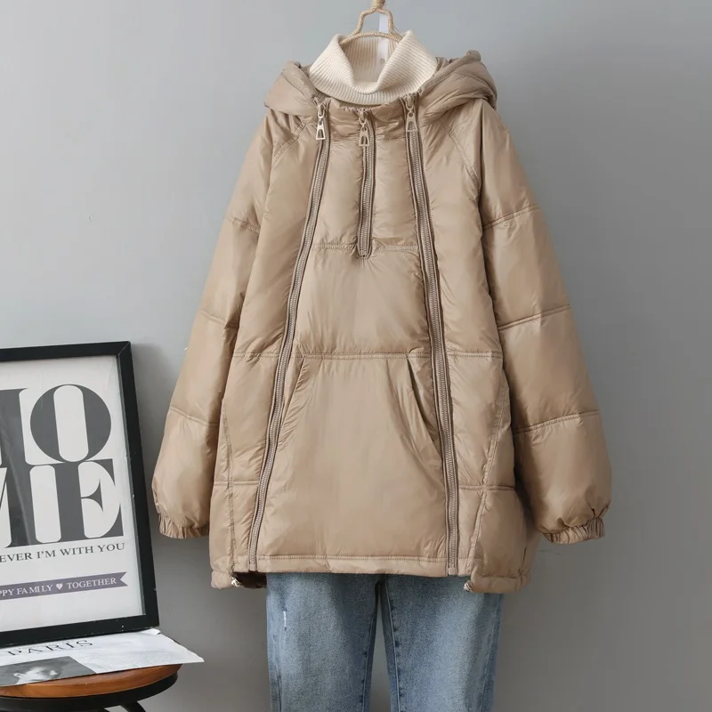 New Women Down Jacket Casual Style Autumn Winter Coats And Parkas Female Outwear