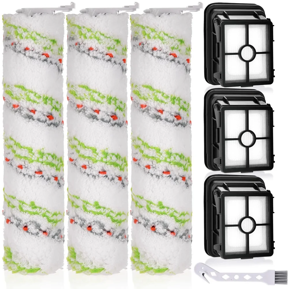 

Replacement Roller Brush HEPA Filters Compatible for Bissell CrossWave Cordless 2554 2590 Vacuum Cleaner Accessories