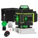 16/12 satır 4D lazer seviyesi yeşil çizgi selfleving 360 yatay ve dikey süper güçlü lazer seviyesi yeşil ışınlı lazer işaretleme makinesi seviyesi